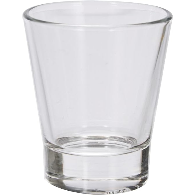 Bormioli Rocco Satz von 6 Gläsern Caffeino Glas 8,5cl, Transparent