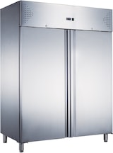 thumbnail of Klasse A gekühlt Edelstahl 2 Türen 1400 Liter Kühlmöbel, belüftet -2 +8 °C tropentauglich niedriger Energieverbrauch