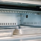 thumbnail of Romux® Forno de Pizza a Gás Butano de 2 câmaras para 4+4 pizzas de 32 cm com Base Cerâmica Refratária e Termostato | Temperatura 400 °C - 20000W