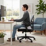 thumbnail of Zitkussen MEDISIT IV antislip en ademend schuim zwart hjh OFFICE