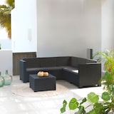 thumbnail of SHAF - Set de Muebles de Jardín y Terraza Oasis Color Grafito Tres Piezas: Sofá Canapé 3 y 2 Plazas y Mesa de Centro con Almacenaje