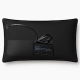 thumbnail of Warmpi Infrarot Heizkissen Kabellos mit Powerbank (10.000mAh) – Chenille Schwarz 30x50cm – Beheiztes Kissen inkl. 3m Kabel