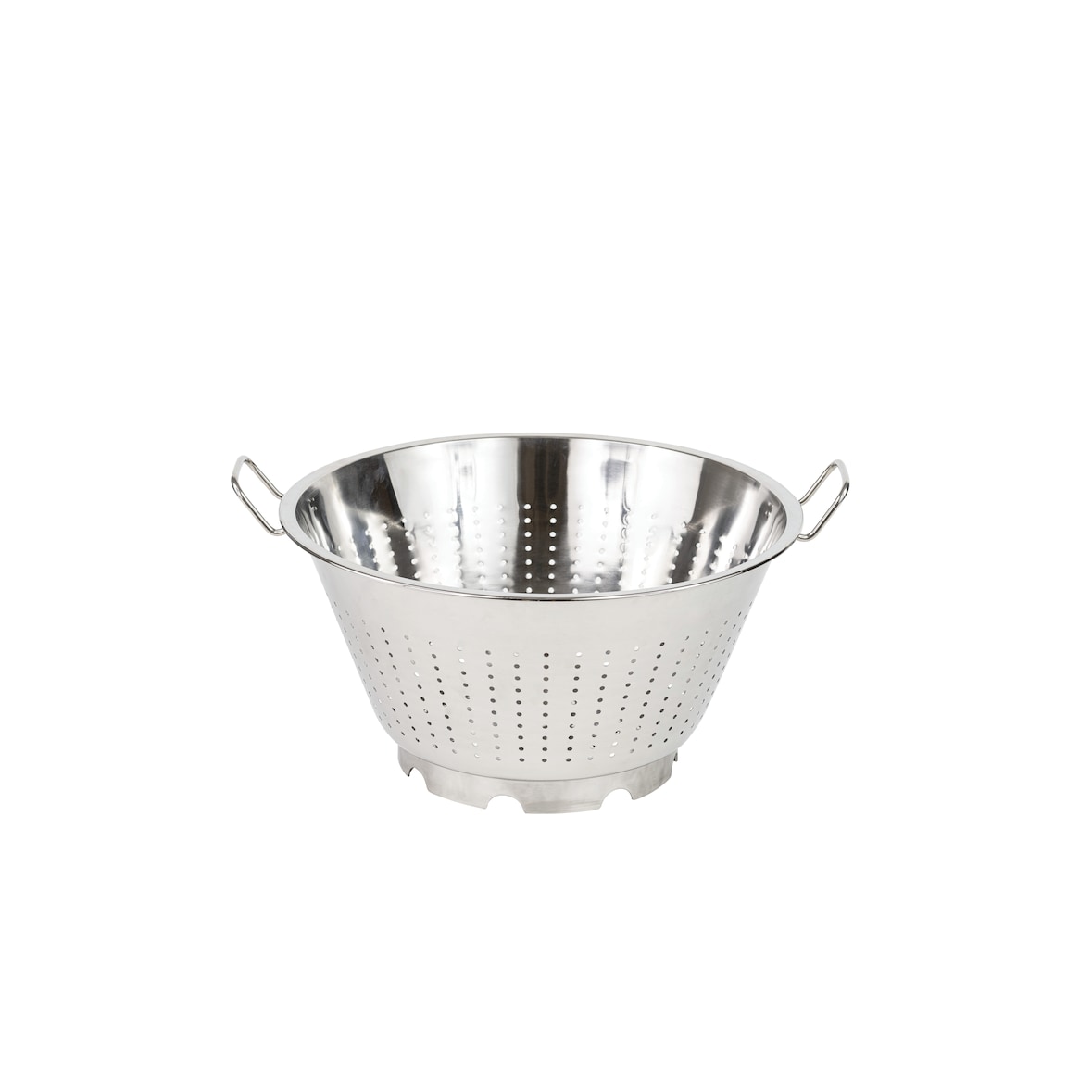 Louis Tellier - Passoire conique avec pied - 2 anses - inox - 40 cm - LT2116