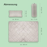 thumbnail of Reise Bettenset 2-tlg. Hellgrau