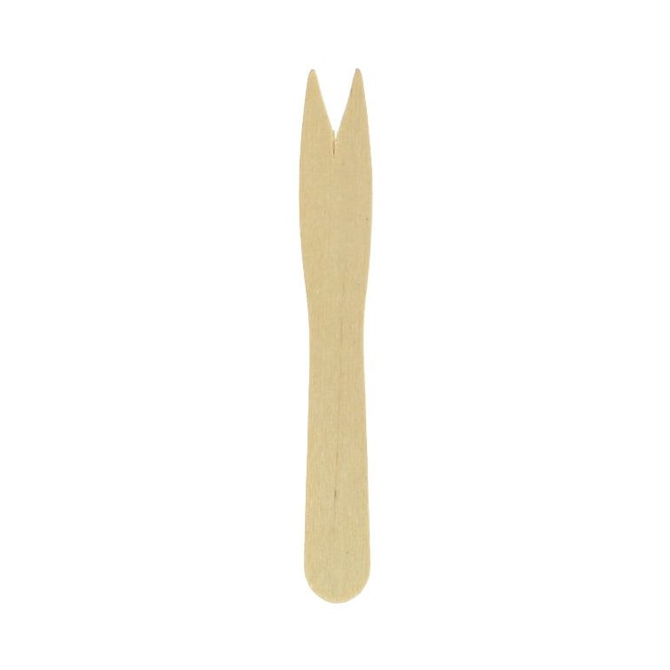 MONOUSO - Holzgabel Natural 8,5cm (1000 Stück)