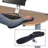 thumbnail of 2in1 Armauflage mit Mauspad HWC-N76, Tisch-/Armlehnen-Mousepad Gelenkstütze Handgelenkkissen ergonomisch 90° verstellbar