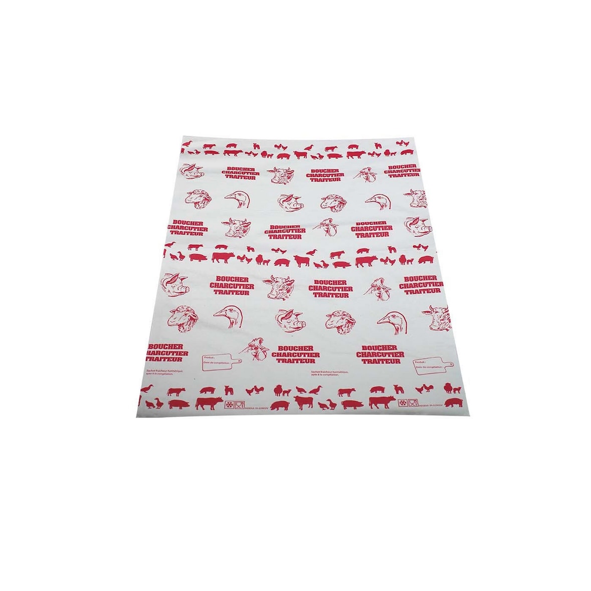 evenplast Pochette papier boucherie  à fermeture adhesive 50 x 37 cm