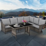 thumbnail of SVITA MADISON Rattan-Lounge Polyrattan Ecksofa Gartenmöbel-Set Sofa Garnitur Couch-Eck