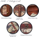 thumbnail of HMF Schatztruhe aus Holz, 23 x 13 x 11 cm, Klein, Amerika
