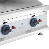 thumbnail of Royal Catering Griglia fry top a gas - Piastra in acciaio liscia - 74,5 x 40 cm - 2 x 3.100 W - Gas naturale - 20 mbar