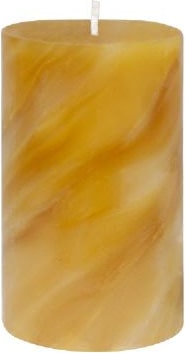 Bienenwachskerze 25% Natur Ø 50 x 80 mm, 1 Stück, Premium Kerzen von Jaspers Kerzen