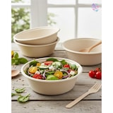 thumbnail of Deckel 600 Stück für Bagasse Salatboxen Salatschalen G2, recycelbar, umweltfreundlich