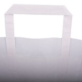 thumbnail of 500 Papiertragetaschen 320 + 170 x 270 mm weiß stabile 80 g/m² Grammatur Papiertüten Geschenktüten BB-Verpackungen