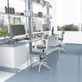 thumbnail of Silla de trabajo TOP WORK 108 W Tejido de malla/Tela gris hjh OFFICE