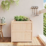 thumbnail of vidaXL Plantenbak 70x70x70 cm massief grenenhout