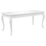 thumbnail of Table à manger 179x89x81 cm Blanc brillant Modèle Zenith Bois Plus
