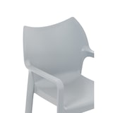 thumbnail of DELUKE® Stuhl REWIU - 84x57x53cm, hellgrau, Kunststoff Kunststoff Gestell Stühle Esszimmerstühle Stuhl Esszimmer Esstisch Stühle Küchenstuhl