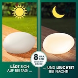 thumbnail of EASYmaxx Solar-Leuchte Stein flach 3,7V weiß