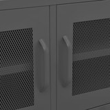 thumbnail of Mueble para TV de acero gris antracita 105x35x50 cm