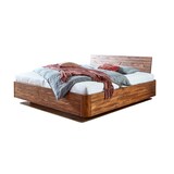 thumbnail of SAM® Schwebebett Holzbett Akazienholz 140 x 200 cm geschlossenes Kopfteil TENERIFFA