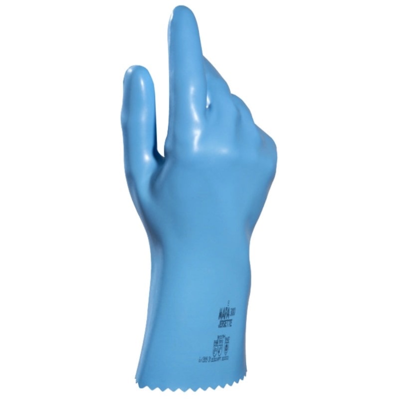 Gant latex L 33cm  JERSETTE 300 bleu   Taille  6 - Mapa Professionnal