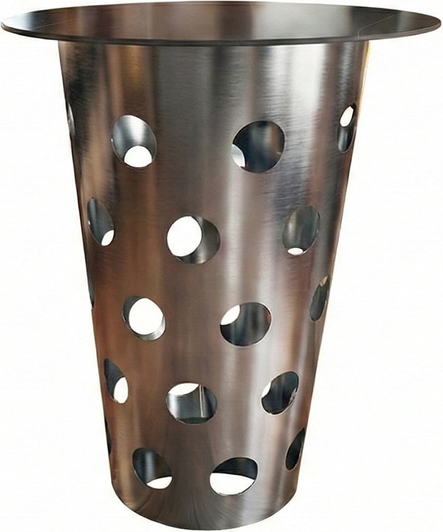 KAWOLA Tisch VINO Bartisch Keramik schwarz 80cm Gestell gebürsteter Edelstahl silber