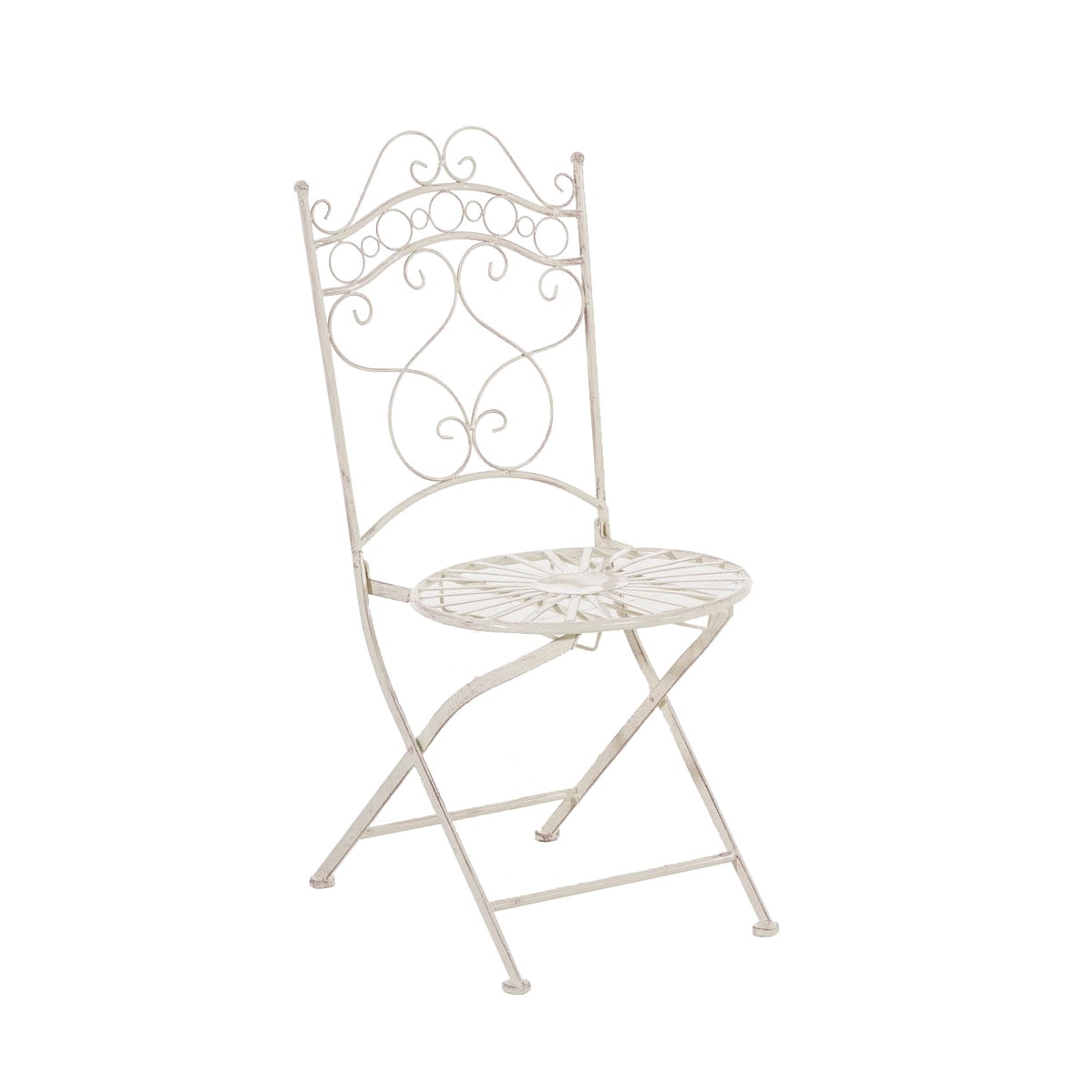 Tuinstoel Indra antiek/creme