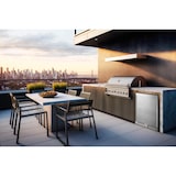 thumbnail of FrigeluX Réfrigérateur table top 136L extérieur encastrable sous plan, Inox RETT136A