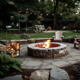 thumbnail of Relaxdays Kaminholzwagen, 2 Gummireifen, Holzwagen bis 60 kg, für gängige Holzscheite, Brennholz-Sackkarre, Stahl, braun