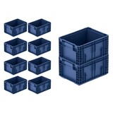 thumbnail of PROREGAL 10x VDA KLT Kleinladungsträger mit Verbundboden | HxBxT 21,3x30x40cm | 16,2 Liter | KLT, Transportbox, Transportbehälter