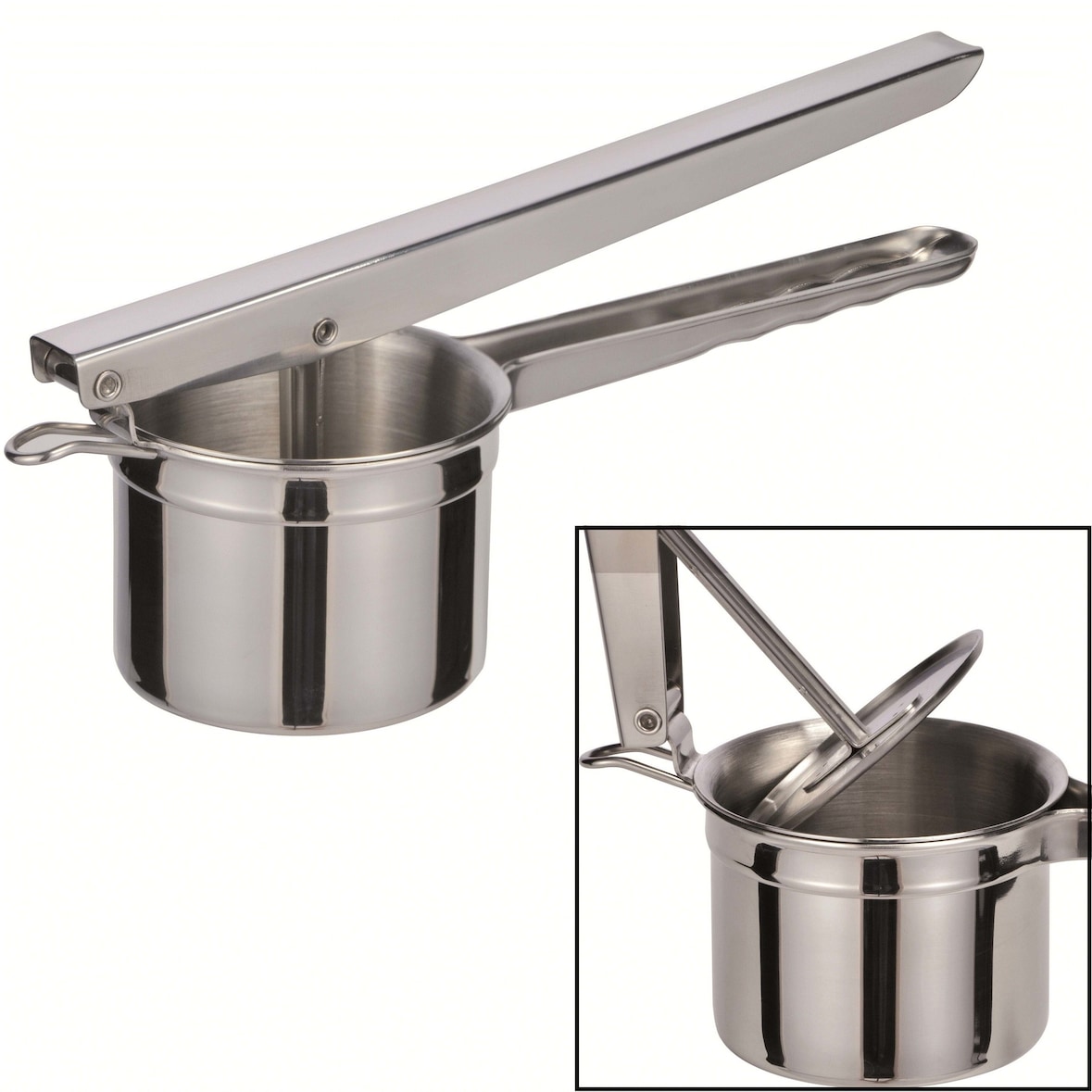 HI 14061 Edelstahl Kartoffelpresse und Spätzlepresse
