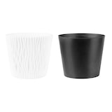 thumbnail of WellHome - Set mit 2 Pflanztöpfen 5L Sandy Round Ø22,5 cm/Stück in Weiß