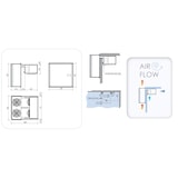 thumbnail of Tiefkühlzelle - 3,1 m³ - 1,5 x 1,5 - Höhe 2,2 m - inkl. Wandkühlaggregat - PREMIUM