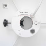 thumbnail of VASNER Umbrella X30 Schirm Heizstrahler Silber 3000 Watt für Sonnenschirm mit Stangen-Durchmesser 40 – 80 mm