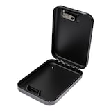 thumbnail of HMF 317-02 Sicherheitsbox mit Zahlenschloss und Sicherungskabel, 24 x 16,5 x 4,5 cm, Schwarz