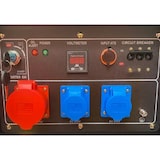 thumbnail of Generatore di corrente gruppo elettrogeno a motore diesel 12,5 KW accensione elettrica con ruote e serbatoio 50 litri
