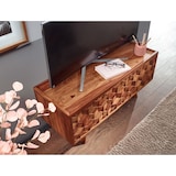 thumbnail of Lowboard Sheesham Massivholz 92x44x35 cm TV-Kommode mit Klapptür, Design TV-Schrank Hoch, Fernsehtisch Fernsehschrank Modern, Fernsehkommode