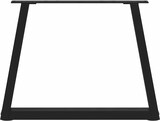 thumbnail of Helloshop26 - Set aus 2 verstellbaren V-förmigen Couchtischbeinen 70 x 42–43,3 cm modernes Design schwarzer Stahl 02_0056851