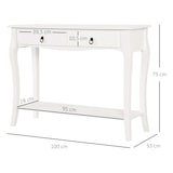 thumbnail of Mesa Consola Aparador Salón Comedor Mueble Recibidor Mesa Auxiliar 100x33x75cm