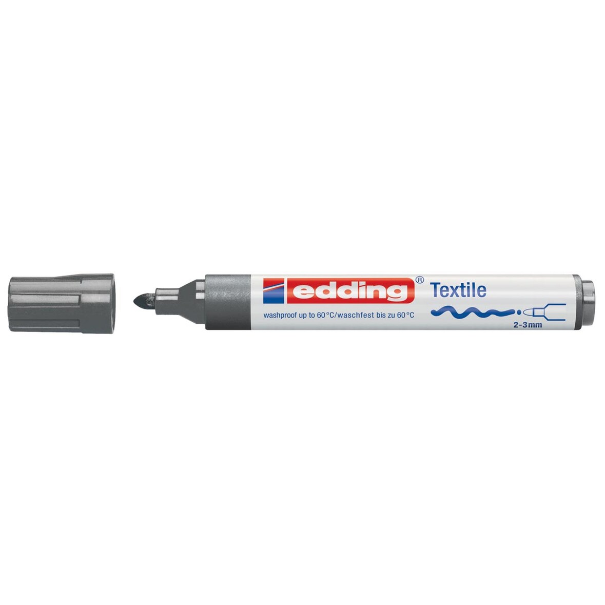 edding 4500 Textilmarker grau