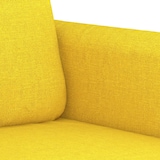 thumbnail of vidaXL 3-Sitzer-Sofa Hellgelb 180 cm Stoff