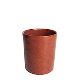 thumbnail of Vaso de terracota Barone CM.8 sin asa CC.200 hecho a mano para mesa rústica