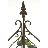 thumbnail of DanDiBo Rankhilfe Garten Metall Schwarz 120033 Rankgitter Blumen 132 cm Kletterpflanzen Rosen Bodenstecker Kletterhilfe Blumenhalter Ranksäule Zaun