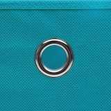 thumbnail of vidaXL Aufbewahrungsboxen 10 Stk. Babyblau 32x32x32 cm Stoff