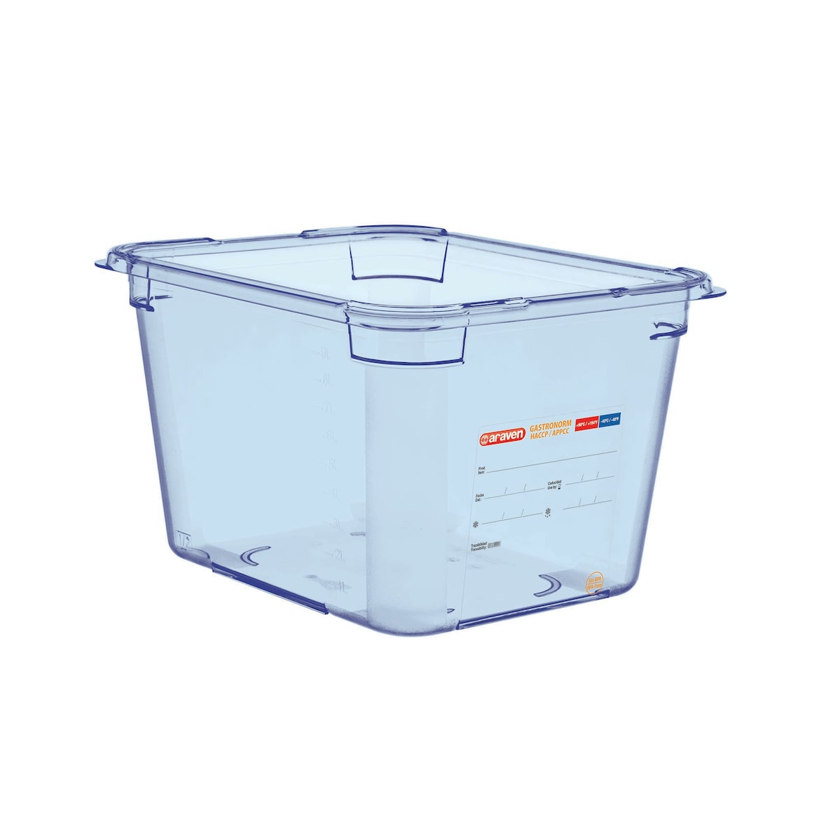 Vasca Gn 1/2 Cm 32,5x26,5 H 20 Lt 11,35 Policarbonato S/coperchio 140822