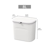 thumbnail of Caixote do lixo multifuncional de parede para cozinha Joybos 8 L