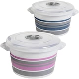 thumbnail of 2 er Set Kunststoff Mikrowellengeschirr mit Deckel 1.5L