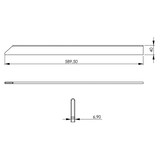 thumbnail of Barre de liaison pour profilé 700 haute courte - Stalgast