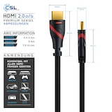 thumbnail of CSL 8k HDMI Kabel 2.1, 4K Ultra HD, UHD, Full HD, 3D, ARC, High Speed mit Ethernet, HDMI Typ A - 10m