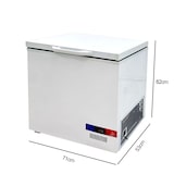 thumbnail of Gasfrit – Gefriertruhe mit 1 Tür, 150 Liter, 710 x 530 x 820 mm